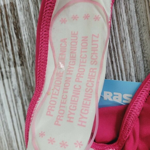 Vintage Rasurel By Lejaby Bathing Suit Bottom Swim Bottom Crimson Sz 3 Large - Picture 8 of 10